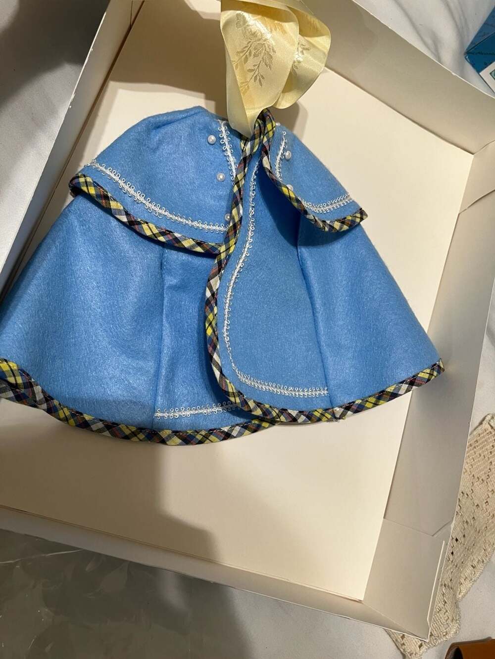 The Madame Alexander Beth Doll Outfit with Cape, Hat, and Boots